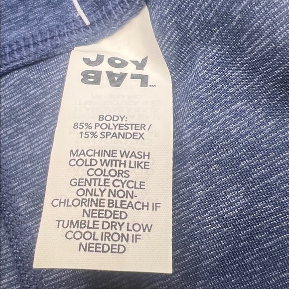 JoyLab Colorblock Mid Rise Leggings Blue Gray Athletic Workout Yoga XL - Picture 13 of 13